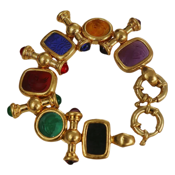 Intaglio Linked Bracelet