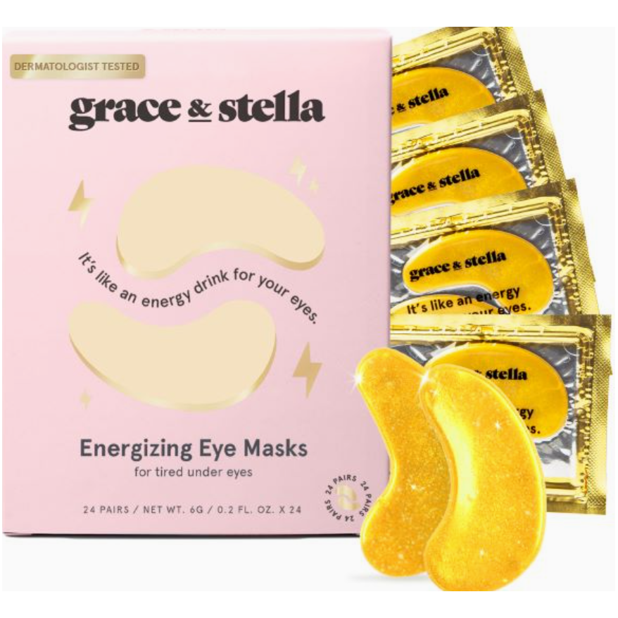 Grace & Stella Gold Energizing Under Eye Masks (24 Pairs)