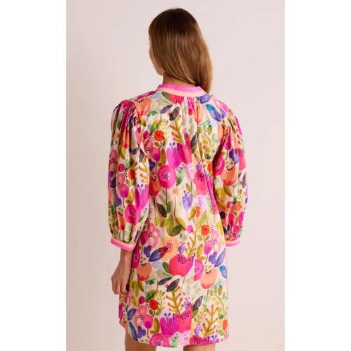 Grace Long Sleeve Mini Dress- Berry