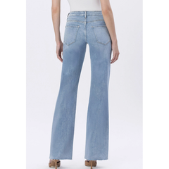 Light Slate Gray Vintage Super High Rise Flare Jeans