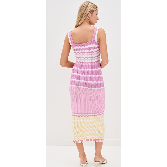 Crochet Sleeveless Midi Dress