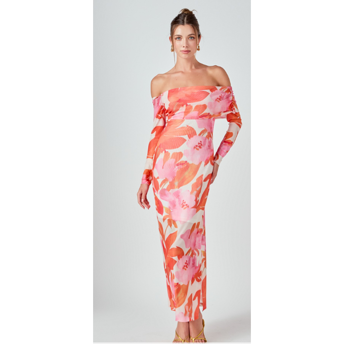 Forever RSVP Dress - Floral Maxi Dress