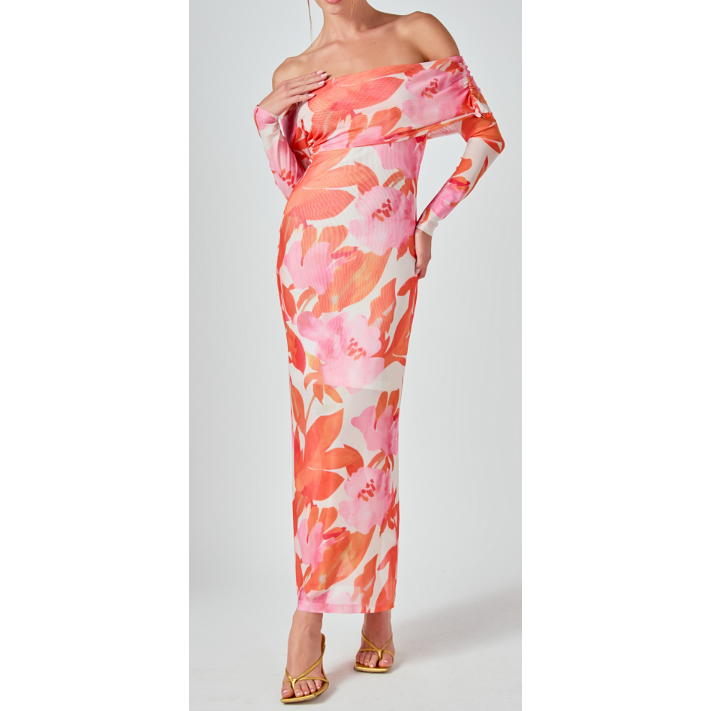 Forever RSVP Dress - Floral Maxi Dress