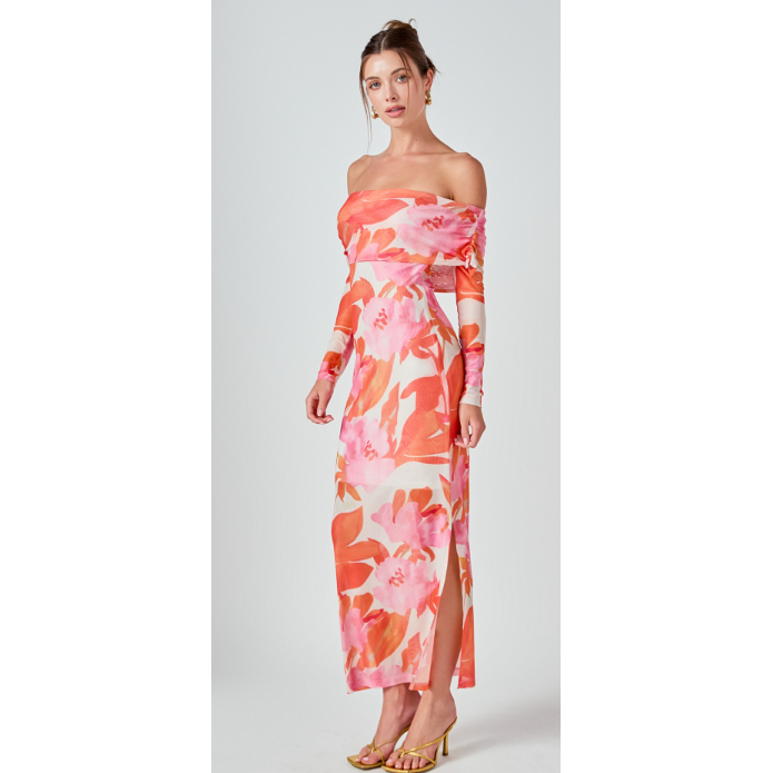 Forever RSVP Dress - Floral Maxi Dress