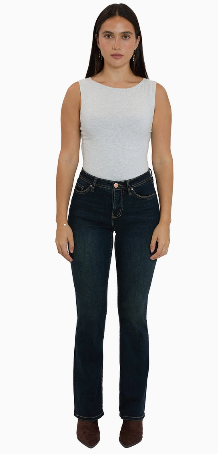 Mia High Rise Western Bootcut Jeans