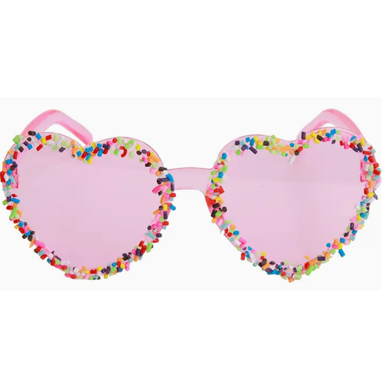 White Smoke Couture Clips Sprinkle Sunglasses