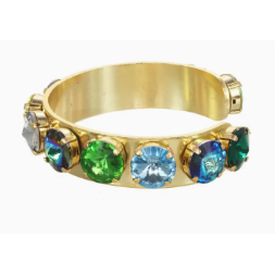 White Smoke Keira Mixed Blues Cuff