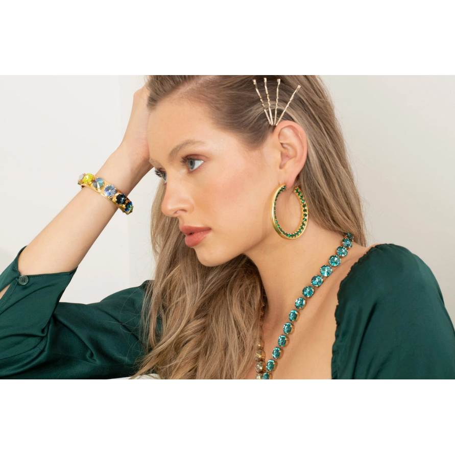 Lavender Keira Mixed Blues Cuff