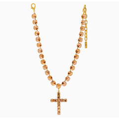 White Smoke TOVA Donatella Necklace in Caramel