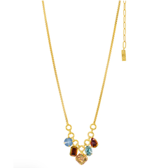White Smoke TOVA Lorene Necklace in Midnight Express