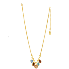 White Smoke TOVA Lorene Necklace in Midnight Express