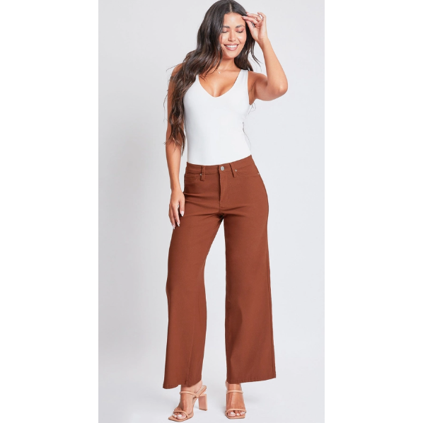 Lavender YMI Hyperstretch High Rise Flare Pants, COPPER