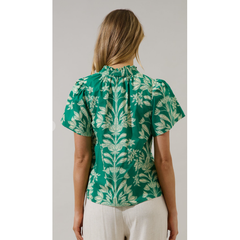 Gray Taryn Top in green