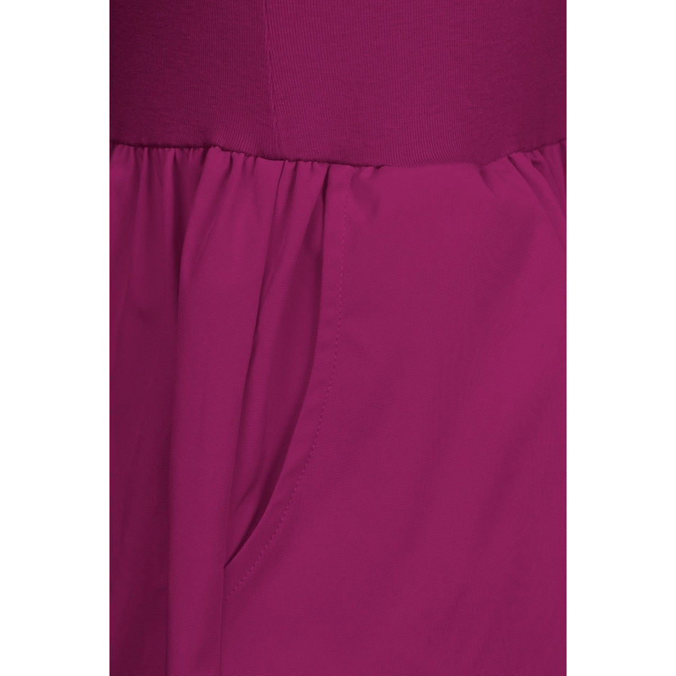 Maroon Fuchsia Colorado Midi Dress