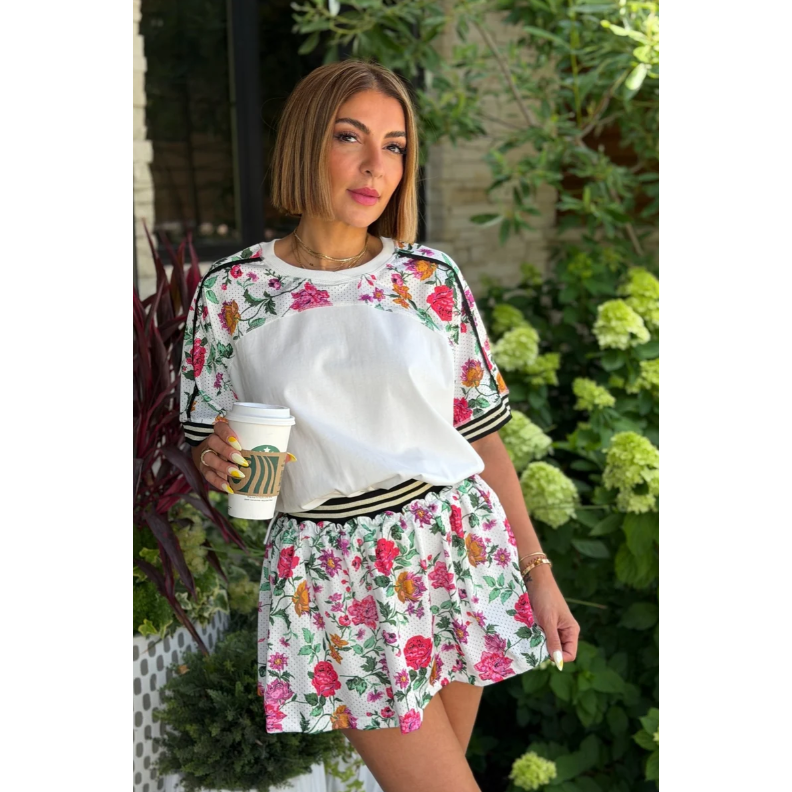 Haven Floral Print Skort Set