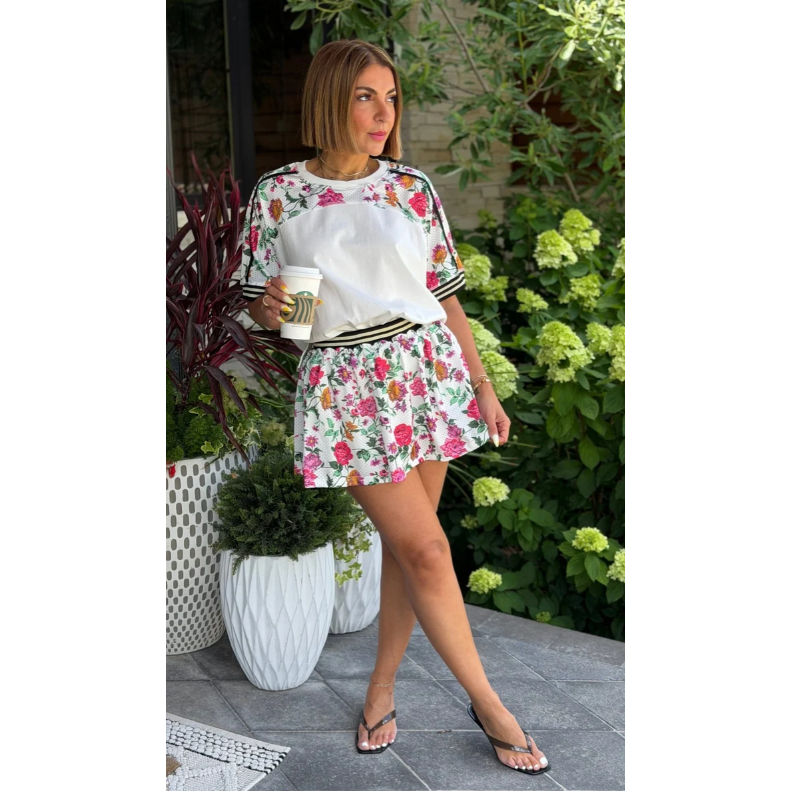 Haven Floral Print Skort Set