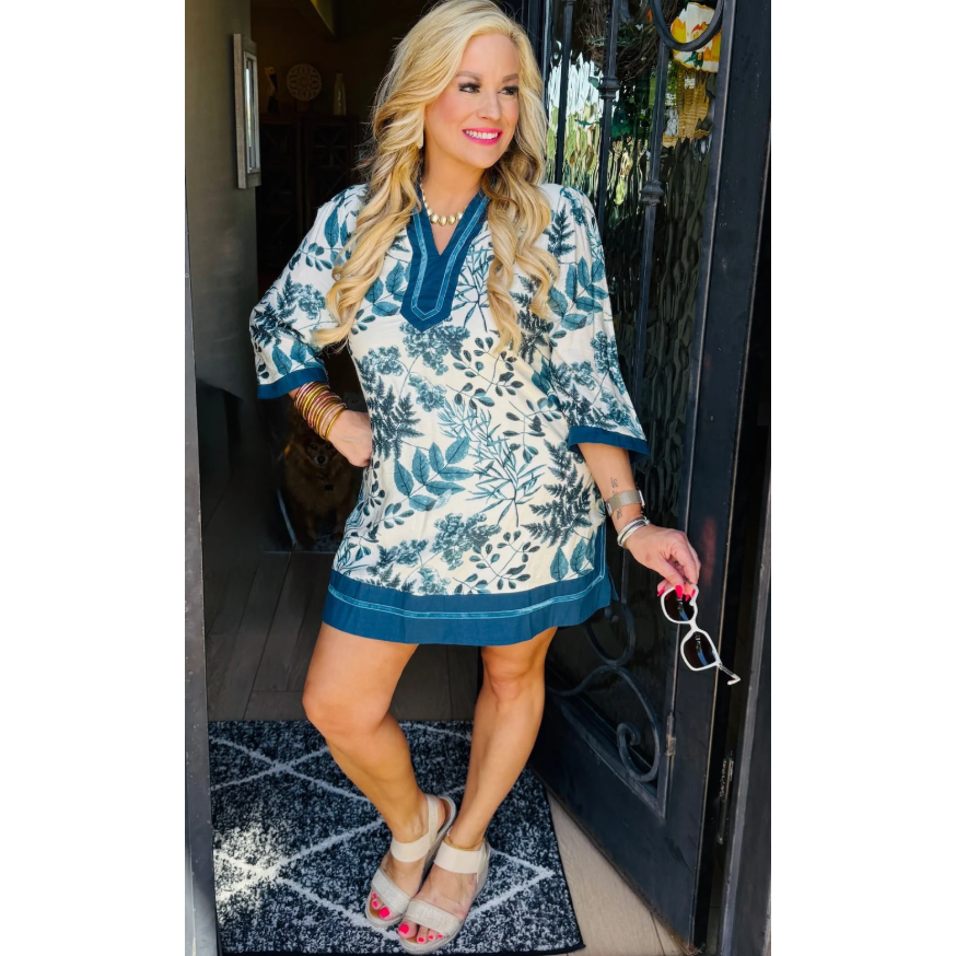 Black Indigo Grove Mini Dress