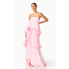 White Smoke The Tilly Tiered Maxi Dress by ELLIATT