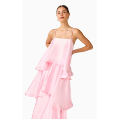 White Smoke The Tilly Tiered Maxi Dress by ELLIATT