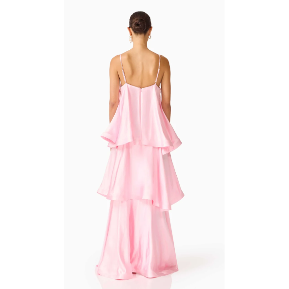 White Smoke The Tilly Tiered Maxi Dress by ELLIATT