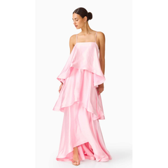 White Smoke The Tilly Tiered Maxi Dress by ELLIATT