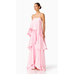 White Smoke The Tilly Tiered Maxi Dress by ELLIATT