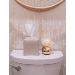Sweet Grace Plaid Flower Diffuser | Metallic Vessel