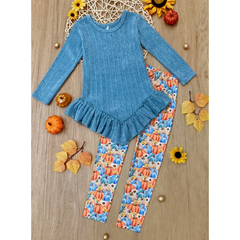 Mia Belle Pumpkin Patch Legging Set