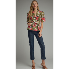 The Secret Garden Tie Waist Top