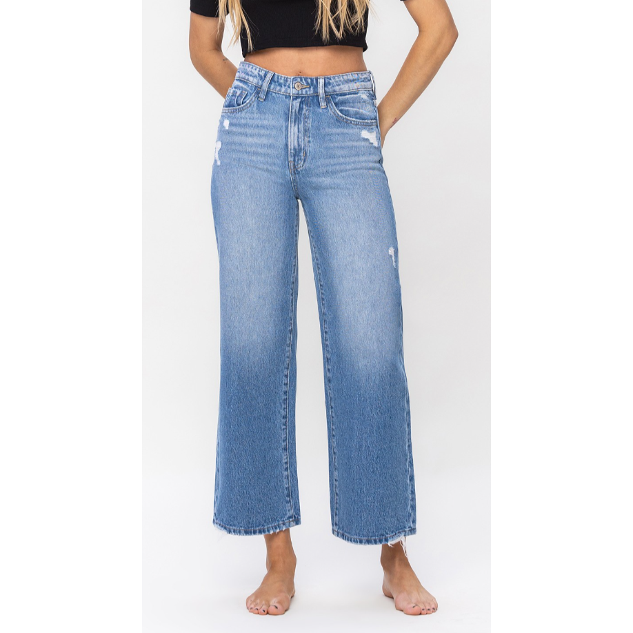 VERVET Super High Rise Wide Jeans