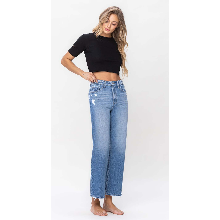 VERVET Super High Rise Wide Jeans