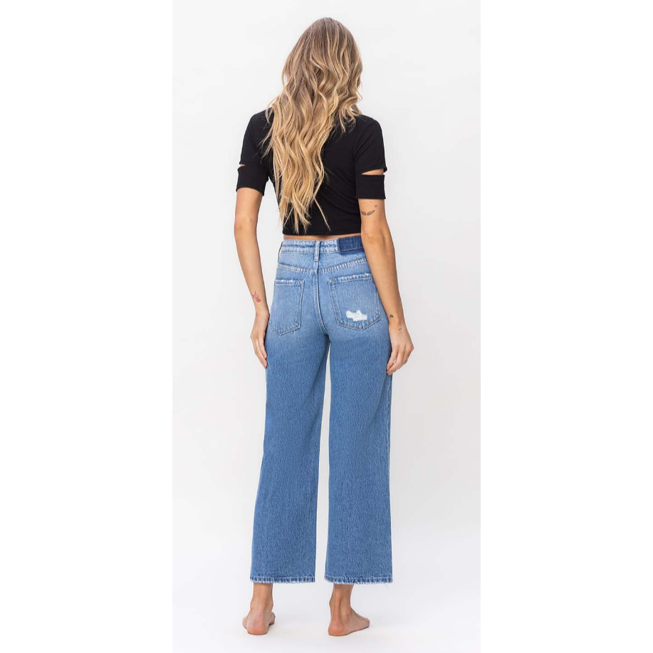 VERVET Super High Rise Wide Jeans