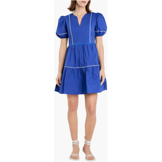 English Factory Tiered Cotton Dress