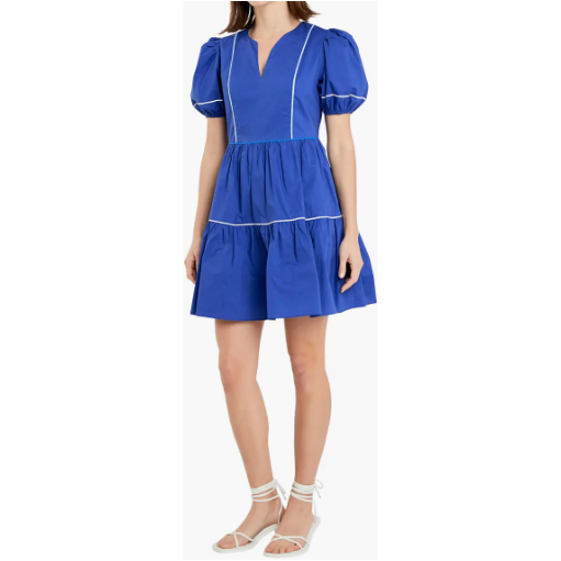 English Factory Tiered Cotton Dress