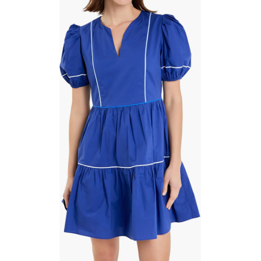 English Factory Tiered Cotton Dress