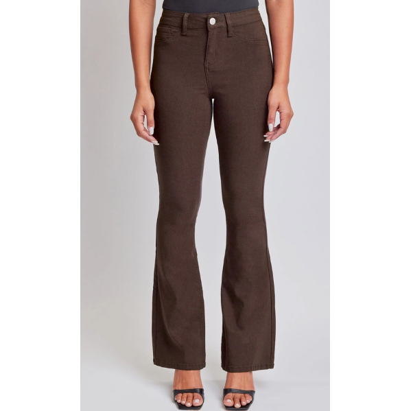 YMI Hyperstretch High Rise Flare Pants, COCO