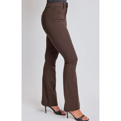 Light Gray YMI Hyperstretch High Rise Flare Pants, COCO