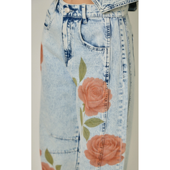 Dark Gray AMAZING ROSE BARREL JEANS
