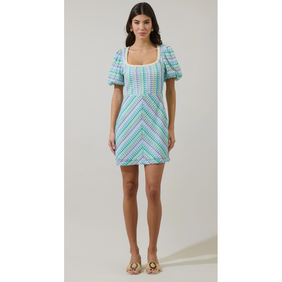 Widley Crochet Reyna Mini Dress