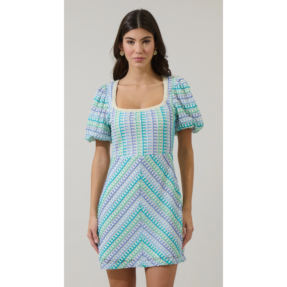 Widley Crochet Reyna Mini Dress