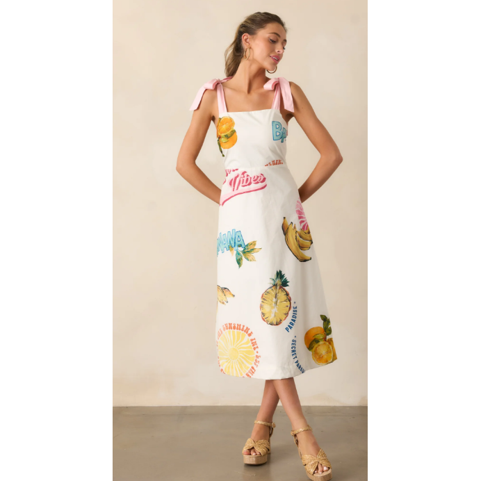 Light Gray Zahra Island Tyra Smocked Midi Dress