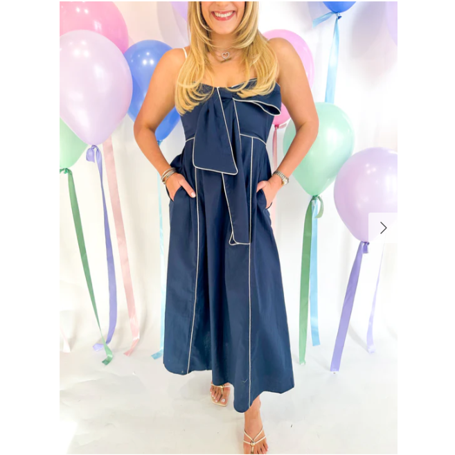 Viona Empire Midi Dress