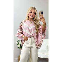 Cream Colette Scallop Pants