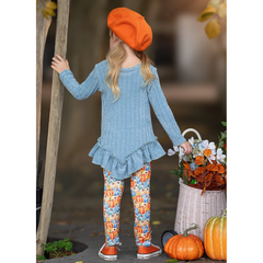 Mia Belle Pumpkin Patch Legging Set