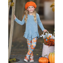 Mia Belle Pumpkin Patch Legging Set