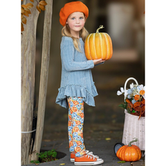 Mia Belle Pumpkin Patch Legging Set