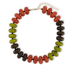Multicolor Mix Resin Beaded Necklace