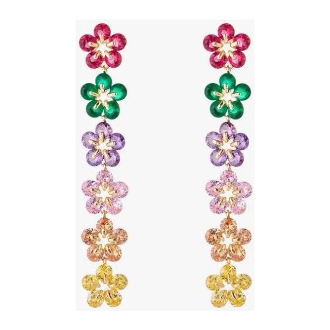 White Smoke Shura Earrings - Multi