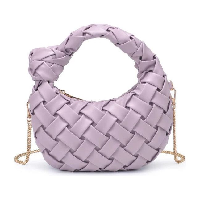 Lilac Nadia Woven Crossbody