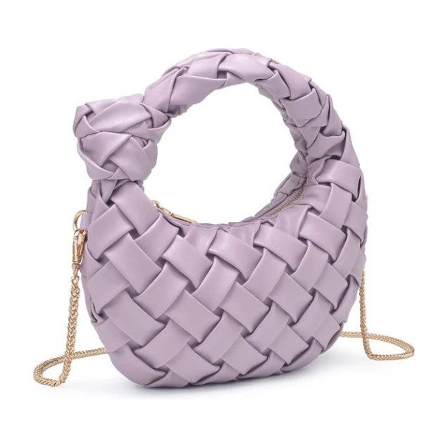 Lilac Nadia Woven Crossbody